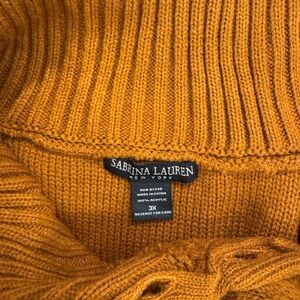 Sabrina Lauren Women's Long Sleeve Knit Dress - Amber